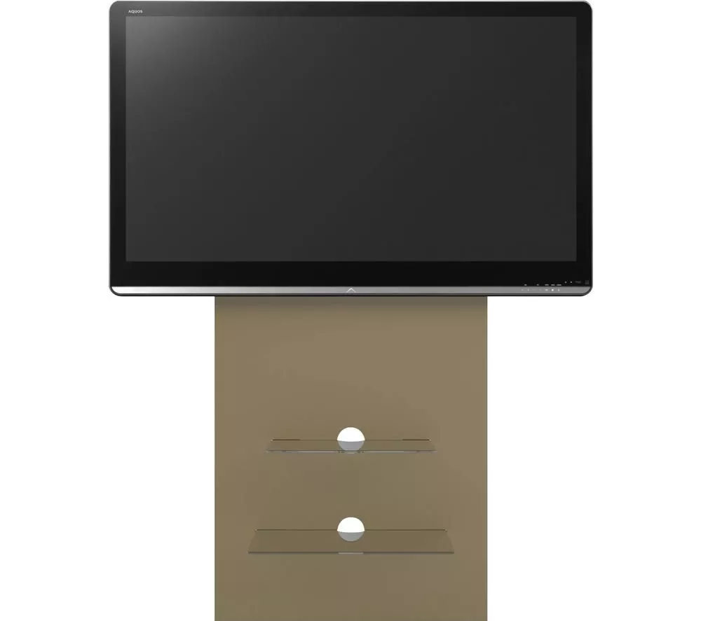 ALPHASON Mercury 600 mm TV Stand with Bracket - Raw MDF