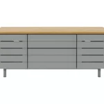 ALPHASON Venice 1200 mm TV Stand - Grey & Oak
