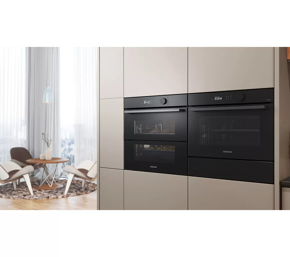 SAMSUNG Series 5 Dual Cook Flex NV7B5740TAS U4 Electric Smart Oven - Stainless Steel