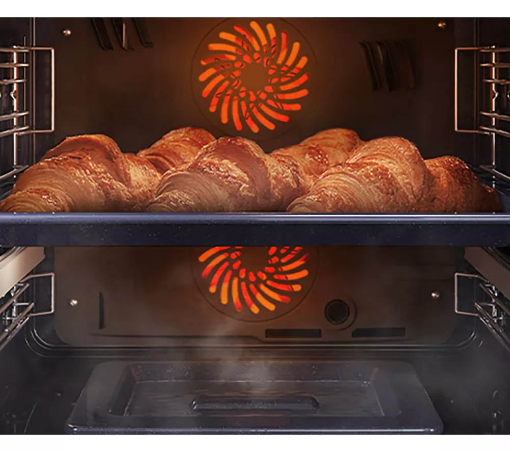 SAMSUNG Series 5 Dual Cook Flex NV7B5740TAS U4 Electric Smart Oven - Stainless Steel