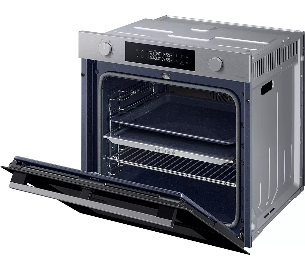 SAMSUNG Series 4 Dual Cook Flex NV7B45205AS U4 Electric Smart Oven - Stainless Steel