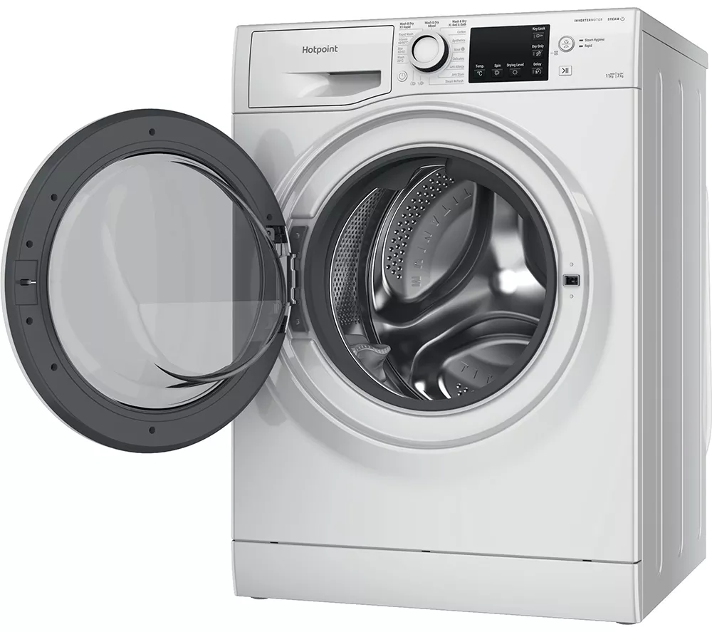 HOTPOINT NDB 11724 W UK 11 kg Washer Dryer - White