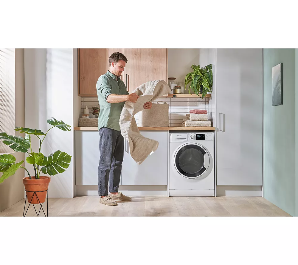 HOTPOINT NDB 11724 W UK 11 kg Washer Dryer - White