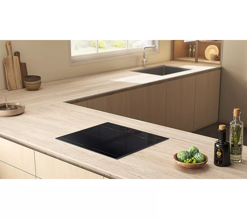 SAMSUNG NZ64B5066KK U1 59 cm Electric Induction Smart Hob - Black