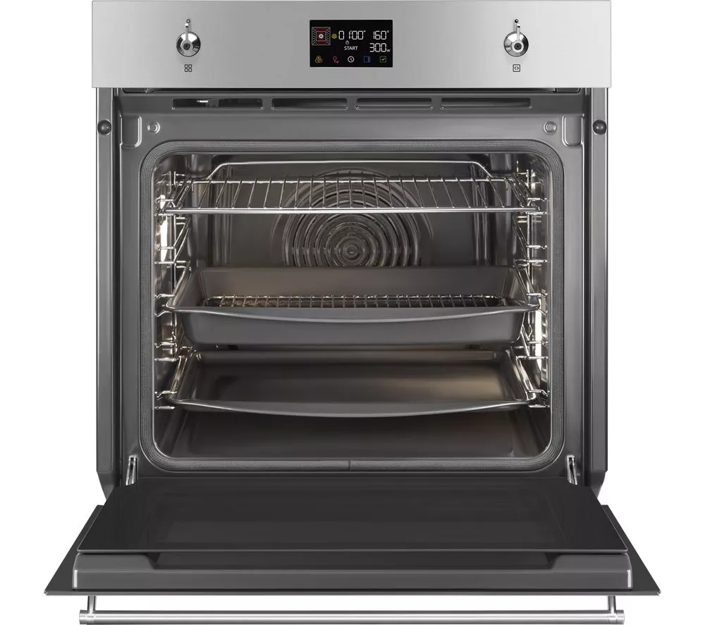 SMEG SOP6302TX Electric Pyrolytic Oven - Stainless Steel