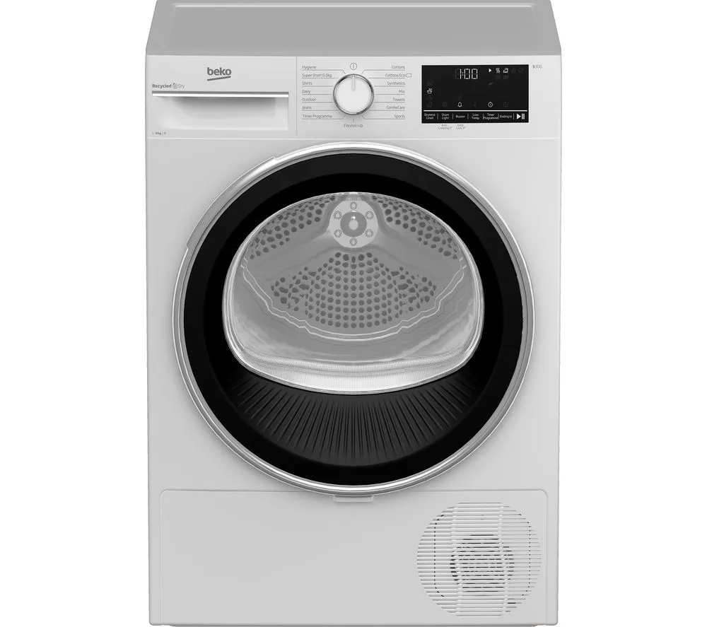BEKO Pro B3T4811DW 8 kg Condenser Tumble Dryer - White