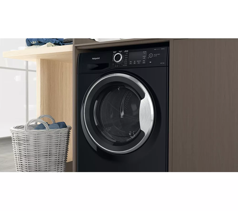 HOTPOINT NDB 9635 BS UK 9 kg Washer Dryer - Black