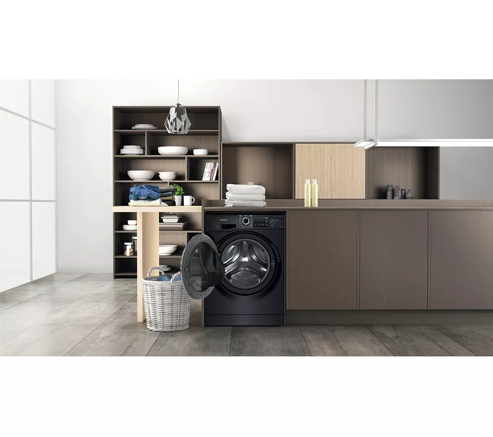 HOTPOINT NDB 9635 BS UK 9 kg Washer Dryer - Black