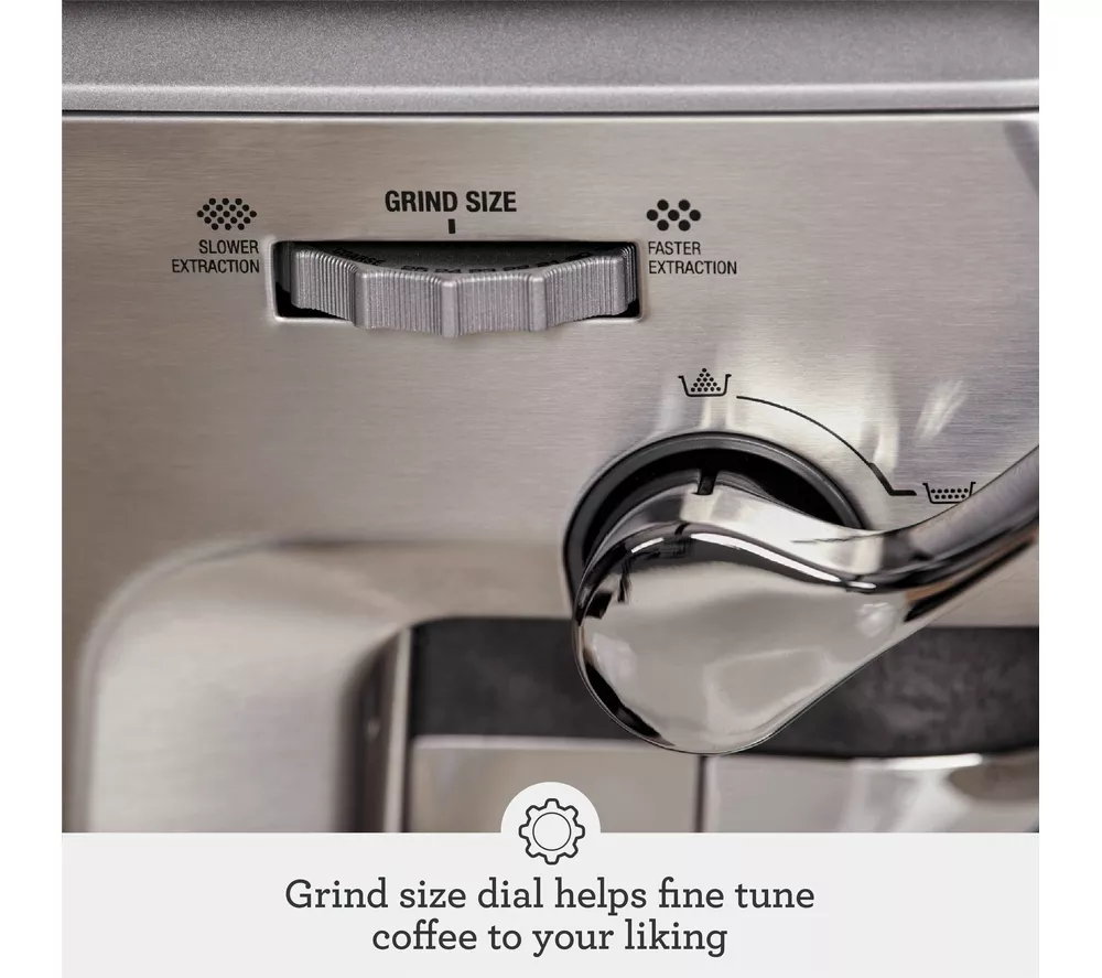 SAGE The Barista Express Impress SES876 Bean to Cup Coffee Machine - Stainless Steel