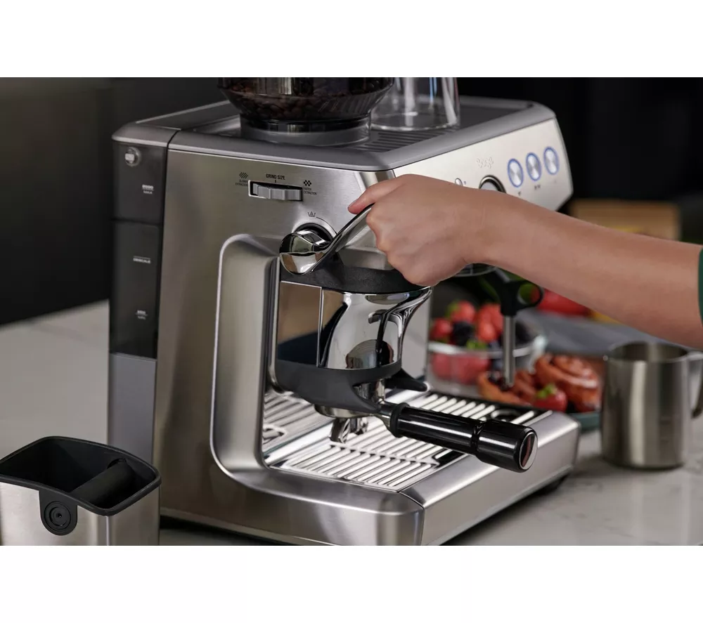 SAGE The Barista Express Impress SES876 Bean to Cup Coffee Machine - Stainless Steel