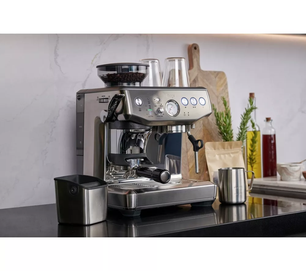SAGE The Barista Express Impress SES876 Bean to Cup Coffee Machine - Stainless Steel