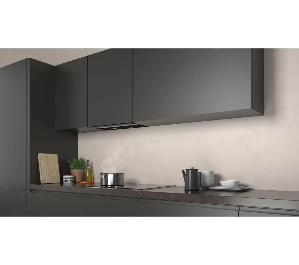 NEFF N70 D65XAM2S0B Integrated Cooker Hood - Black