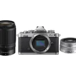 NIKON Z fc Mirrorless Camera with NIKKOR Z DX 16-50 mm f 3.5-6.3 VR & 50-250 mm f 4.5-6.3 VR Lens - Silver