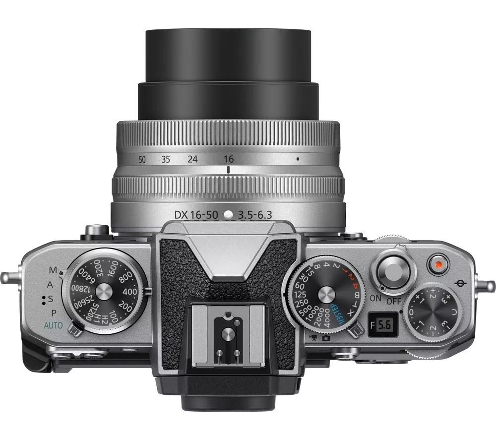 NIKON Z fc Mirrorless Camera with NIKKOR Z DX 16-50 mm f 3.5-6.3 VR Lens - Silver