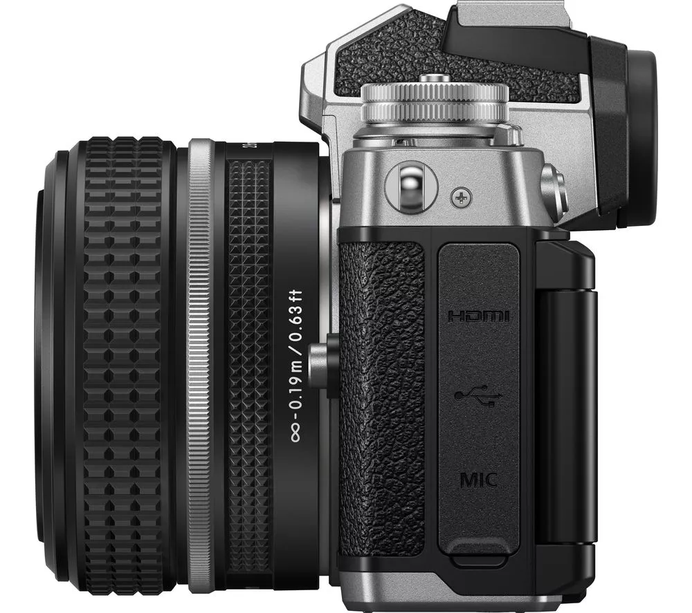 NIKON Z fc Mirrorless Camera with NIKKOR Z 28 mm f 2.8 SE Lens - Silver