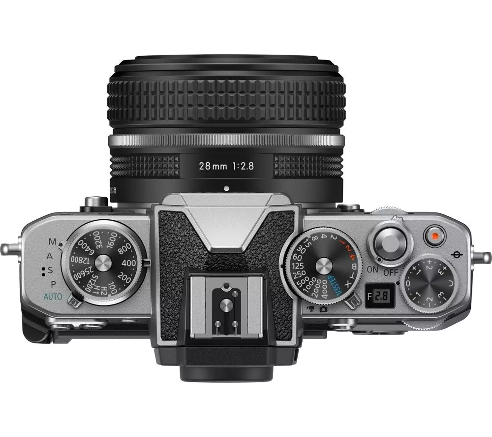 NIKON Z fc Mirrorless Camera with NIKKOR Z 28 mm f 2.8 SE Lens - Silver