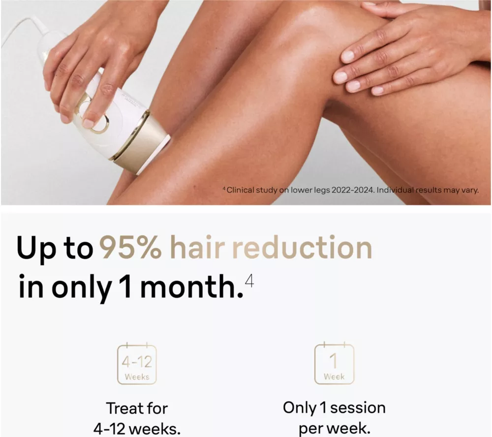 BRAUN Silk-expert Pro 5 PL5347 IPL Hair Removal System - White & Gold