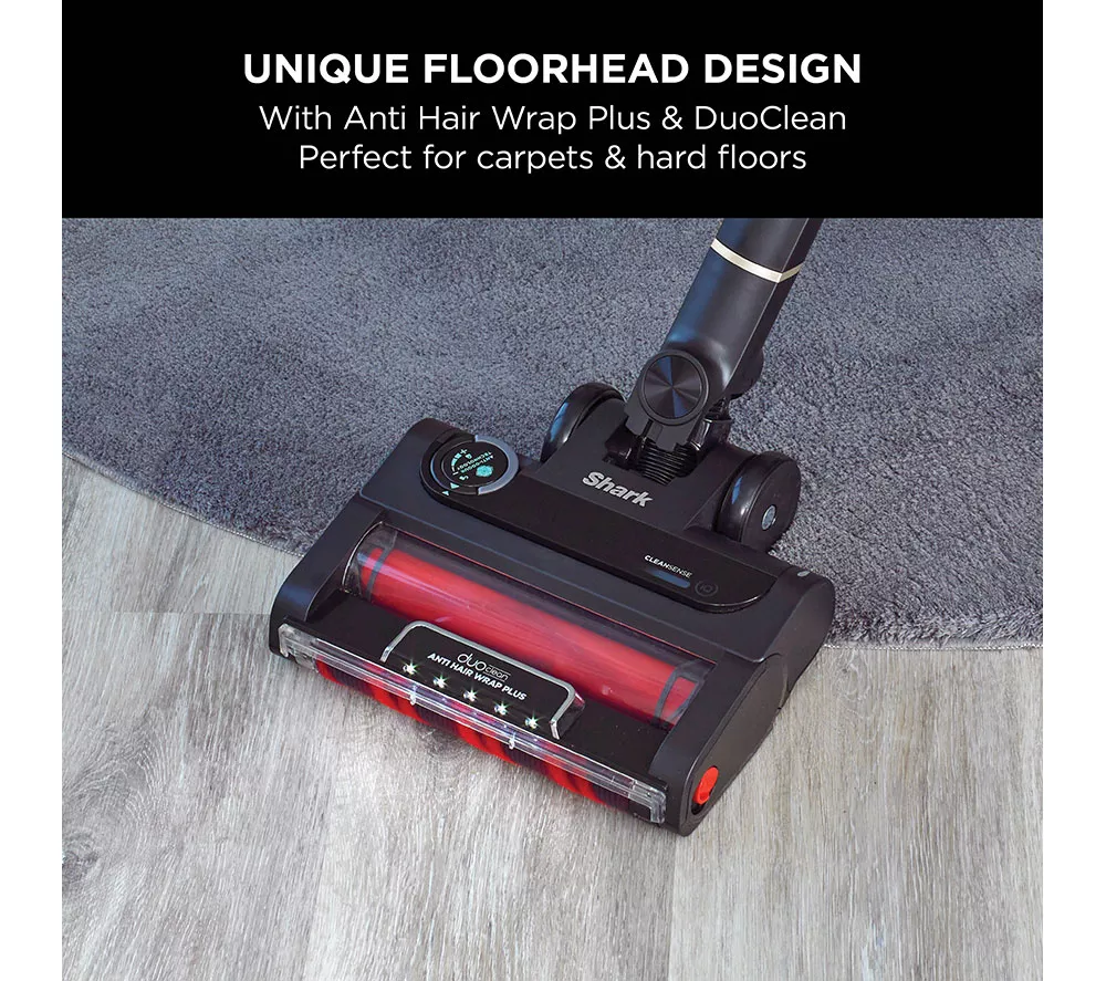 SHARK Stratos Anti Hair Wrap Plus Pet Pro IZ420UKT Cordless Vacuum Cleaner - Silver