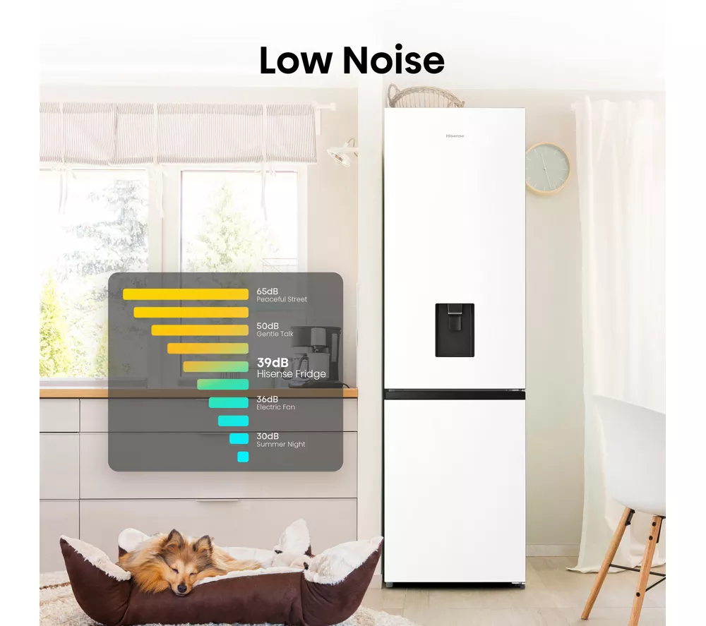 HISENSE RB435N4WWE 60 40 Fridge Freezer - White