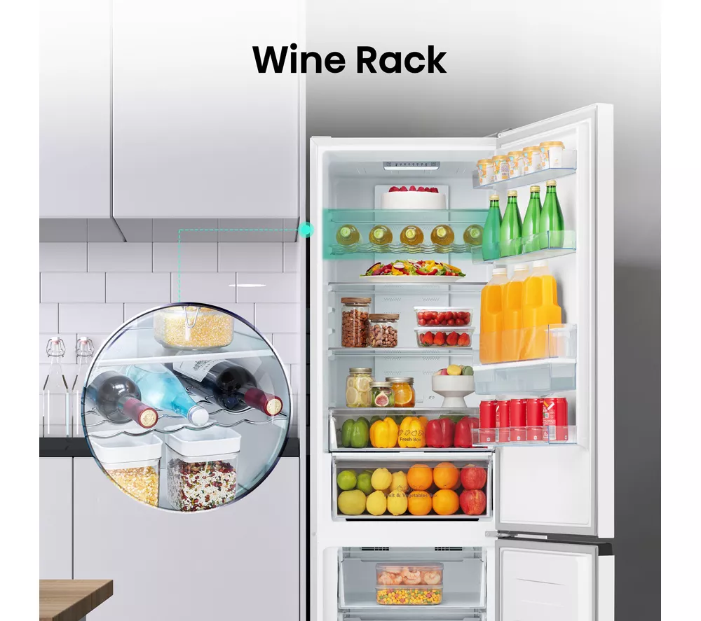 HISENSE RB435N4WWE 60 40 Fridge Freezer - White