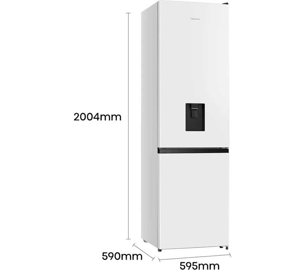 HISENSE RB435N4WWE 60 40 Fridge Freezer - White