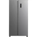 LOGIK LSSBSS23 American-Style Fridge Freezer - Inox
