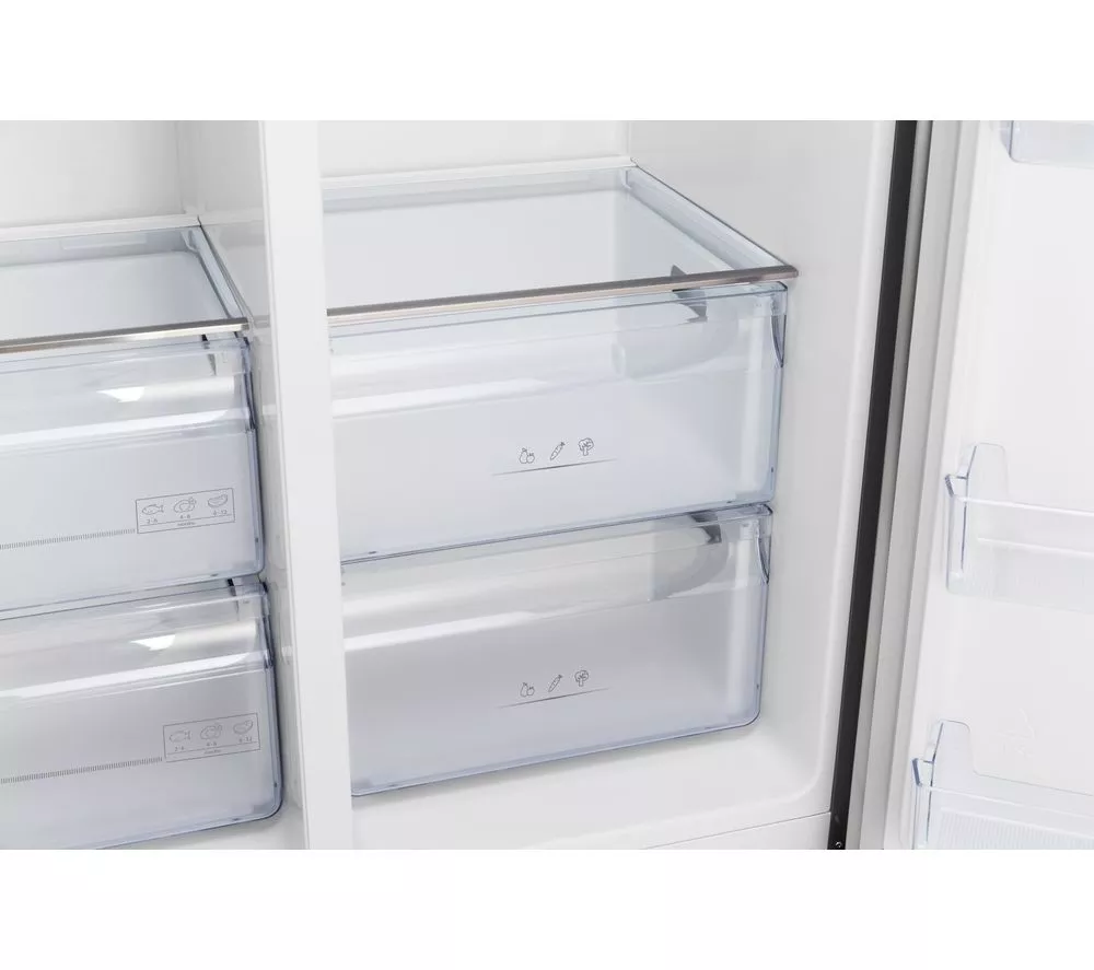 KENWOOD KSBNDIX23 American-Style Fridge Freezer - Inox