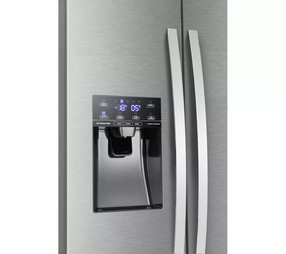 KENWOOD KSBNDIX23 American-Style Fridge Freezer - Inox