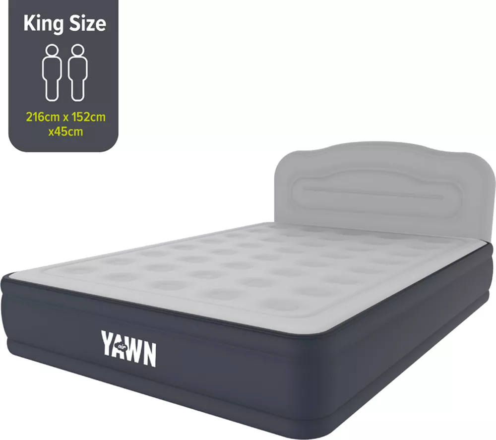 YAWN Air Bed with Fitted Sheet - King
