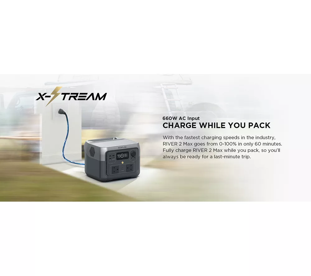 ECOFLOW RIVER 2 Max 512 Wh Portable Power Station
