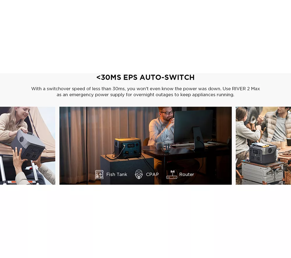 ECOFLOW RIVER 2 Max 512 Wh Portable Power Station
