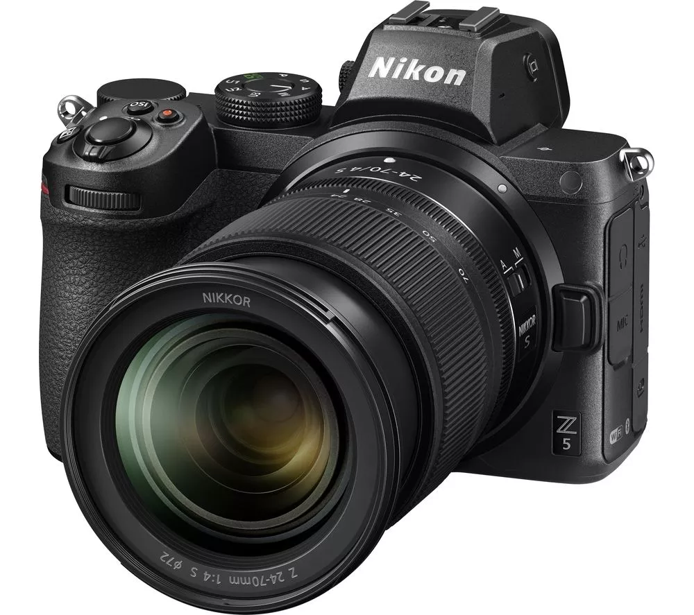 NIKON Z 5 Mirrorless Camera with NIKKOR Z 24-70 mm f 4 S Lens