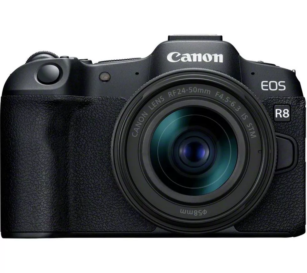 CANON EOS R8 Mirrorless Camera with RF 24-50mm f 4.5-6.3 IS STM Lens