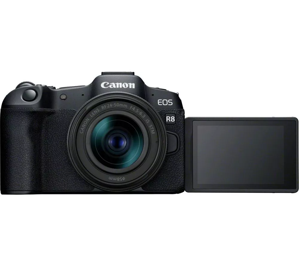 CANON EOS R8 Mirrorless Camera with RF 24-50mm f 4.5-6.3 IS STM Lens