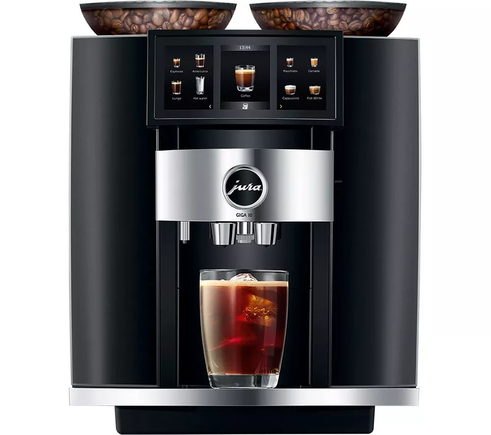JURA GIGA 10 Smart Bean to Cup Coffee Machine - Diamond Black