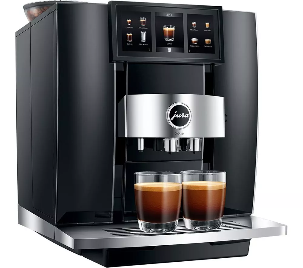 JURA GIGA 10 Smart Bean to Cup Coffee Machine - Diamond Black
