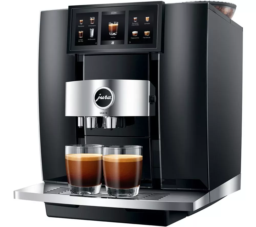 JURA GIGA 10 Smart Bean to Cup Coffee Machine - Diamond Black