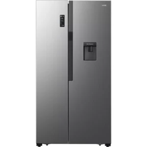 LOGIK LSBSDX23 American-Style Fridge Freezer - Inox
