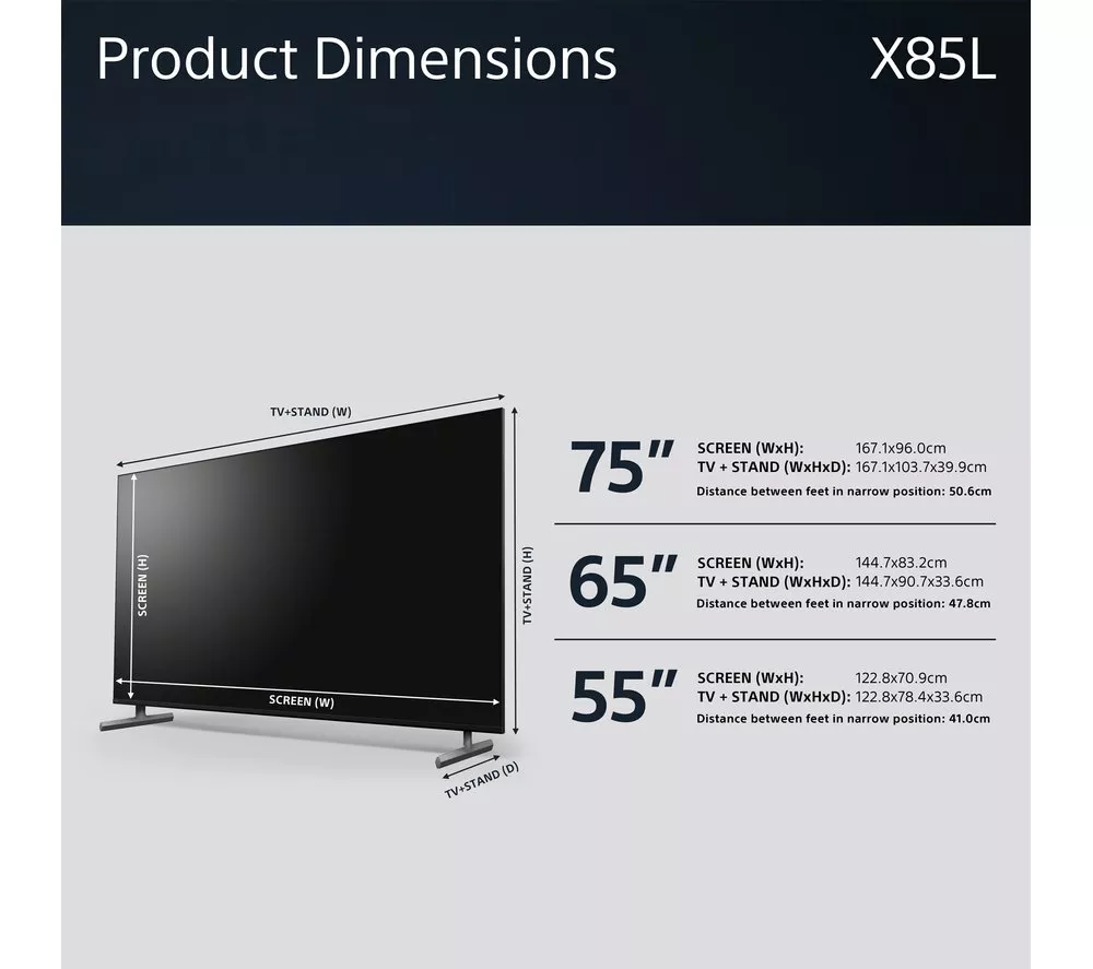 SONY BRAVIA KD-65X85LU 65" Smart 4K Ultra HD HDR LED TV with Google Assistant