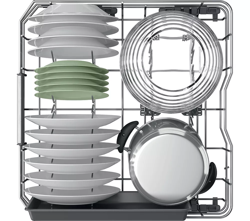 HOTPOINT H7F HS41 UK Full-size Dishwasher - White