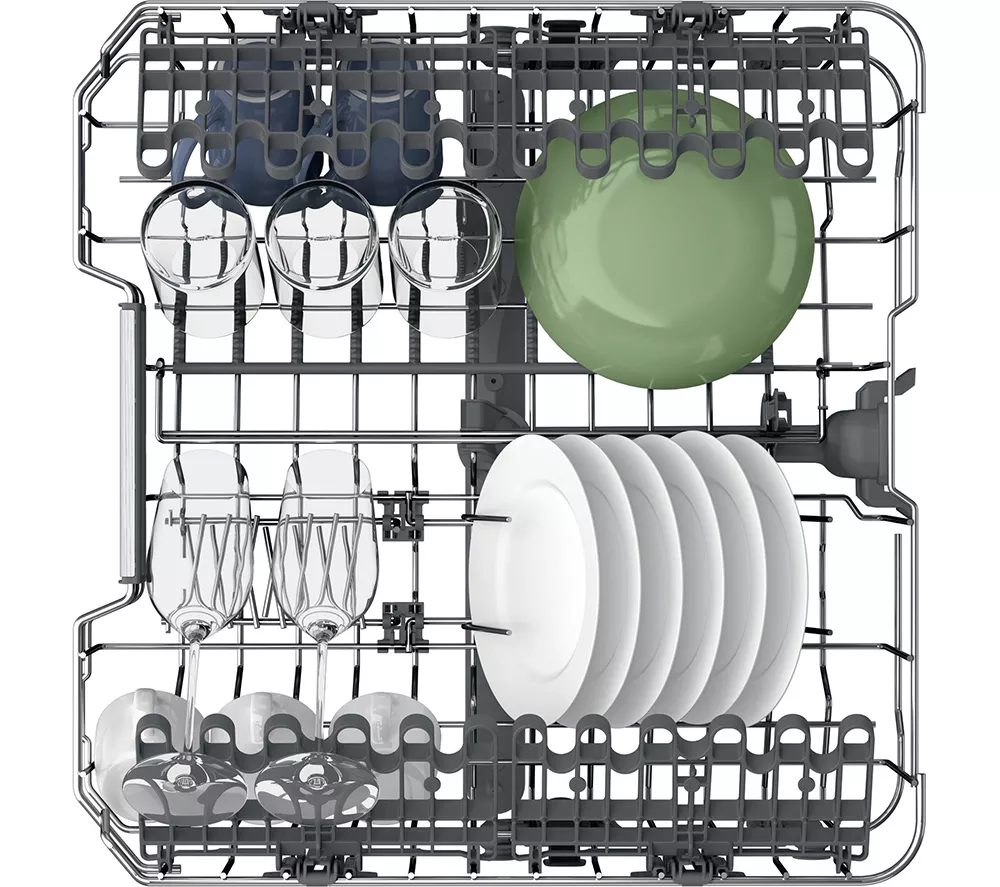 HOTPOINT H7F HS41 UK Full-size Dishwasher - White