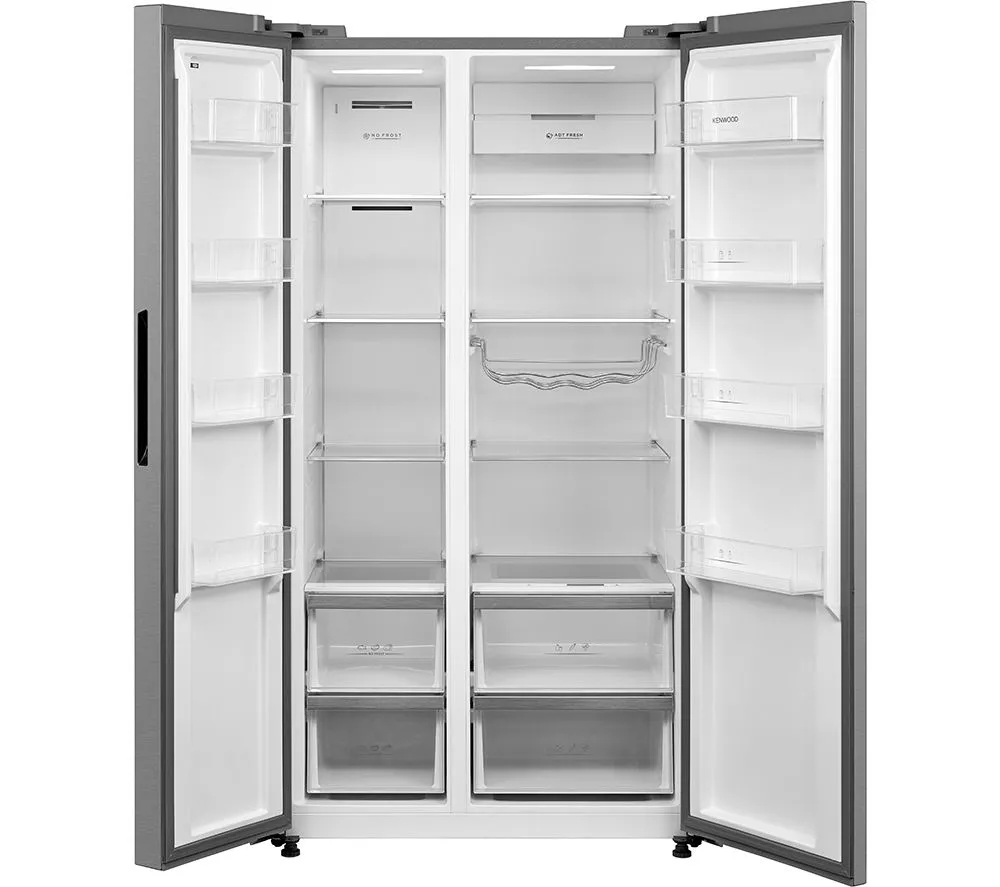 KENWOOD KSBSXA23 American-Style Fridge Freezer - Inox