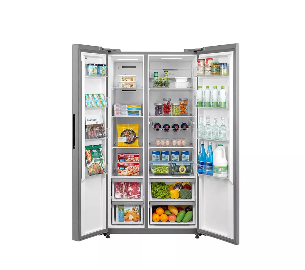 KENWOOD KSBSXA23 American-Style Fridge Freezer - Inox