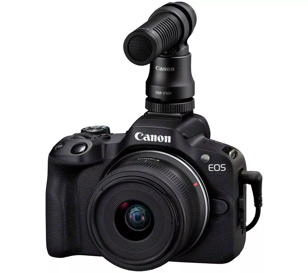 CANON EOS R50 Mirrorless Camera Creator Kit with RF-S 18-45 mm f 4.5-6.3 IS STM Lens