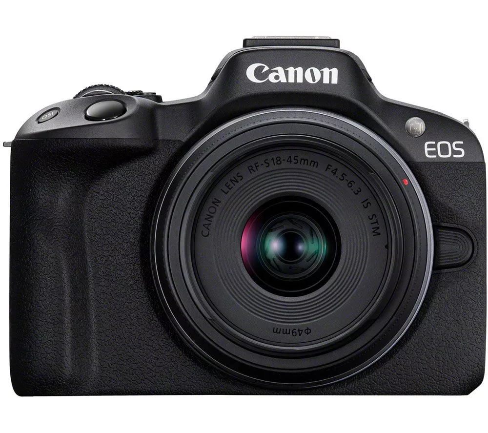 CANON EOS R50 Mirrorless Camera Creator Kit with RF-S 18-45 mm f 4.5-6.3 IS STM Lens