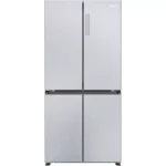 HAIER HCR3818ENMM Fridge Freezer - Platinum Inox