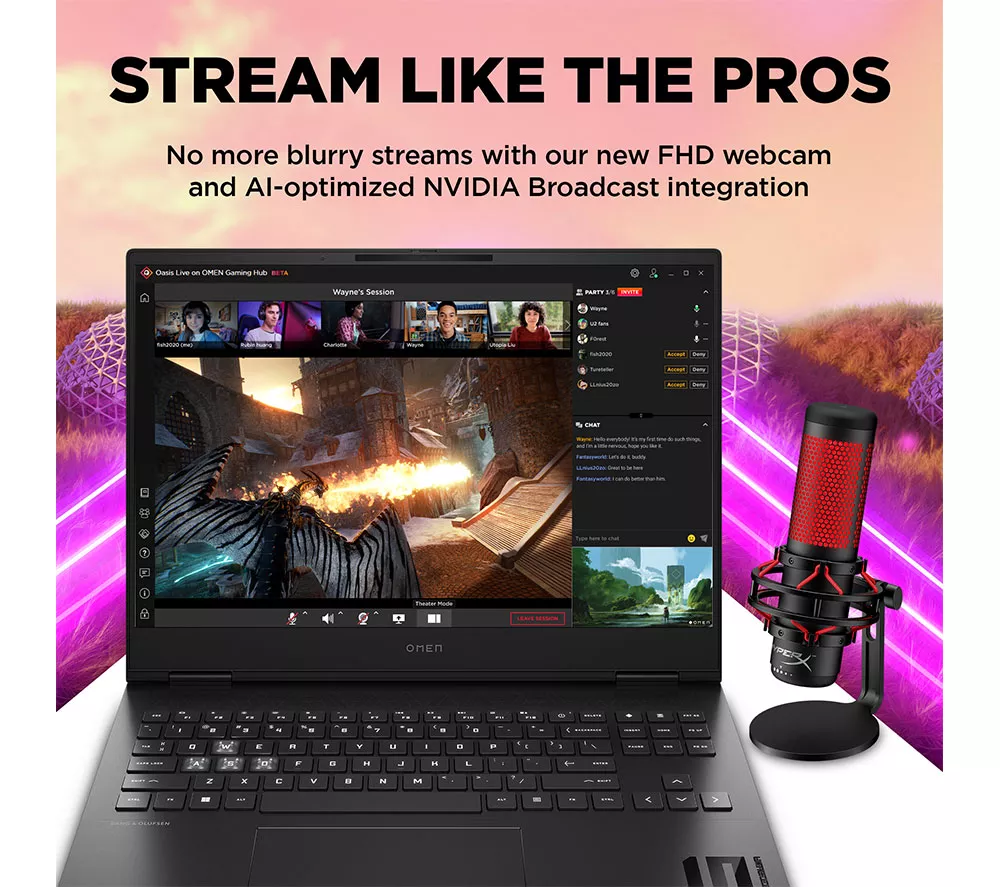 HP OMEN Transcend 16-u0500na 16" Gaming Laptop - Intel® Core™ i7 RTX 4060 1 TB SSD