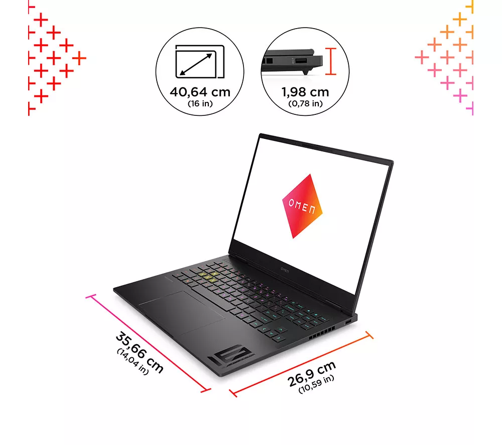 HP OMEN Transcend 16-u0500na 16" Gaming Laptop - Intel® Core™ i7 RTX 4060 1 TB SSD
