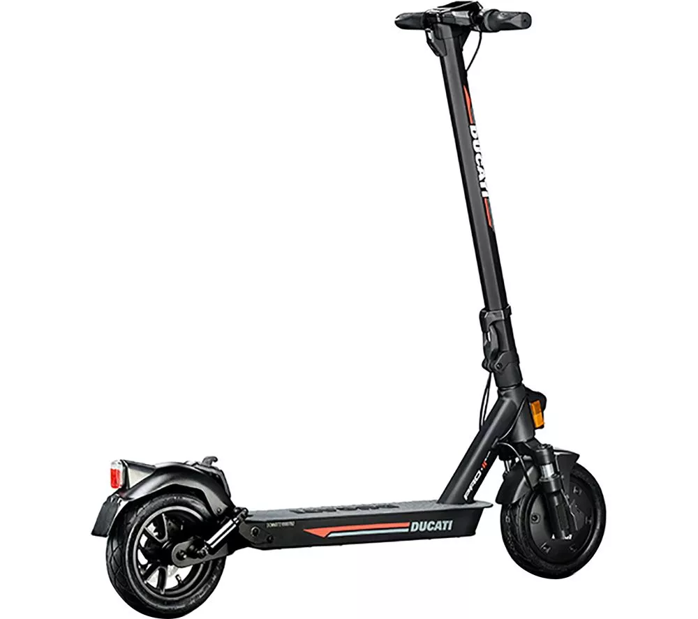 DUCATI Pro-II EVO Electric Folding Scooter - Black & Red