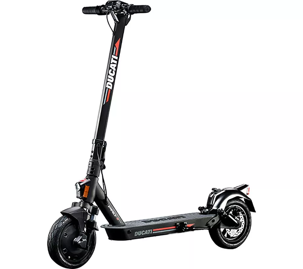 DUCATI Pro-II EVO Electric Folding Scooter - Black & Red